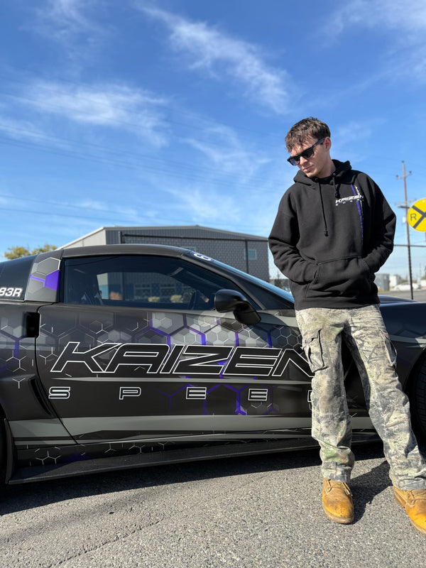 Kaizen Speed Limited Edition Distressed Logo Hoodie