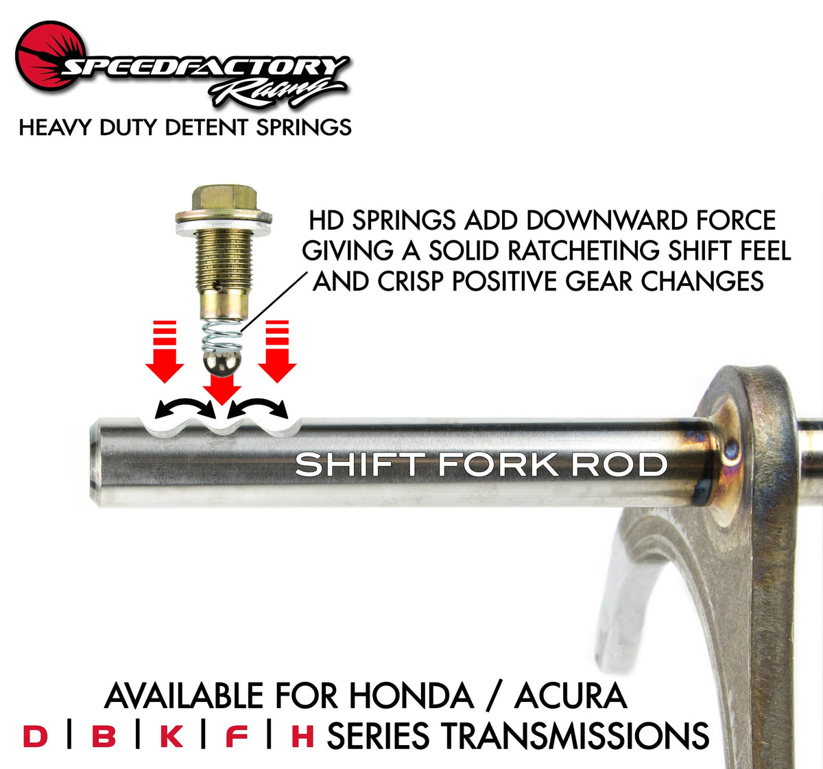SpeedFactory Racing Heavy Duty Detent Spring Kit – KStuned.com